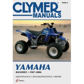 Clymer 1987 - 2006 Yamaha Banshee ATV Clymer Repair Manual M4866