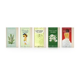 Valobra Bar Soap Pratolina, with Lecithin and Almond Oil Cream for All Skin Types, Travel Size, 1.6 oz/45g