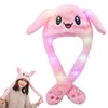 Hat with Movable Ears, Ear Rabbit Hat LED, Movable Ears