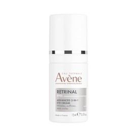 AVÈNE Retrinal Contorno de Ojos Intensivo 3 en 1, Reduce Apariencia de Arrugas, Bolsas y Ojeras, con Retinaldehído y Agua Termal, 15 ml