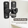 Opfiue Opfiue 1PCS Barn Door Lock,Heavy Duty Sliding Door Latch