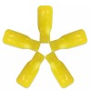 PANA 2pks Bow Ribbon Style Yellow Acrylic Nail Soak Off