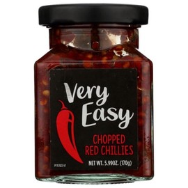 Very Easy Chopped Red Chillies, Vegan & Vegetarian Friendly, Gluten Free, 5.99 Ounce (Pack of 6)