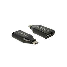 Delock 62978 Adapter USB Type-C Stecker auf HDMI Buchse (DP Alt Mode) 4K 60 Hz Schwarz