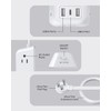 TROND Flat Extension Cord 10ft - Ultra Thin Flat Plug