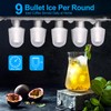 Ice Maker Countertop, Portable Ice Machine Self-Cleaning, Portable Ice Cube