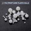 sourcing map 20pcs PP Plastic Bearing Balls 15mm Solid Plastic