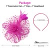 GHGMAO Fascinators Hats for Women Tea Party Hat Derby Fascinators