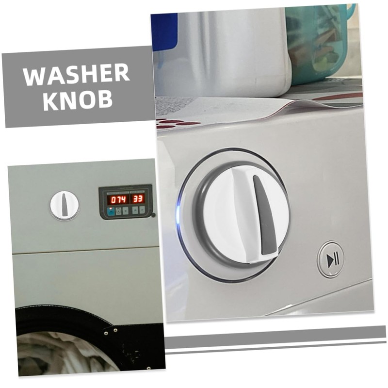 SEWACC 2Pcs Washer Control Rotary Knobs for Washing Machine Replacement