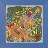 Mill Hill Festive Guitar Beaded Counted Cross Stitch Kit Buttons