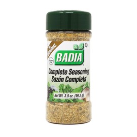Badia Complete Seasoning, 3.5 oz - All-Purpose Spice Blend of Garlic, Onion, Salt, Pepper, Herbs & Spices - Savory Signature Blend