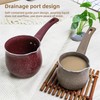 Non Stick Milk Pan, Enamel Milk Pan,Butter Warmer, Single Handle