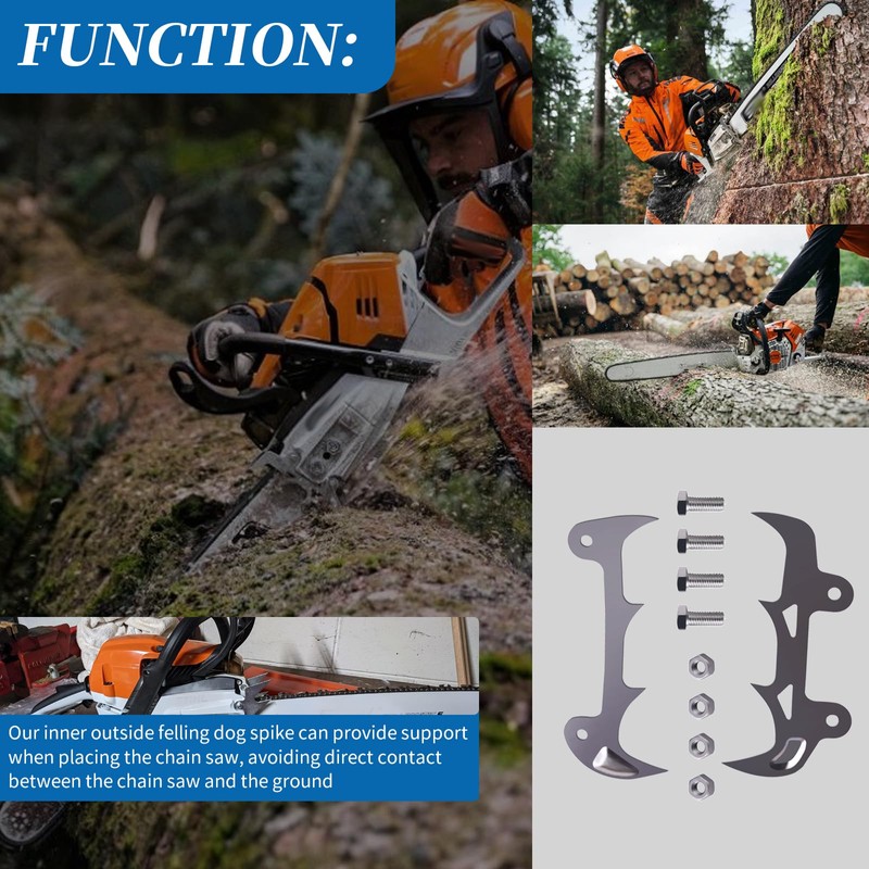 XYgdhqpt ​0000 660 0800 Bumper Spike Compatible with Stihl MS