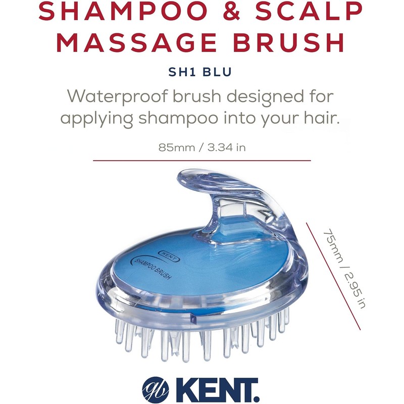 SH1 Shampoo and Scalp Massage Brush (Blue)