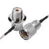 Zerone 5M/16FT Antenna Extension Cable Coaxial Cable UHF PL-259 Male