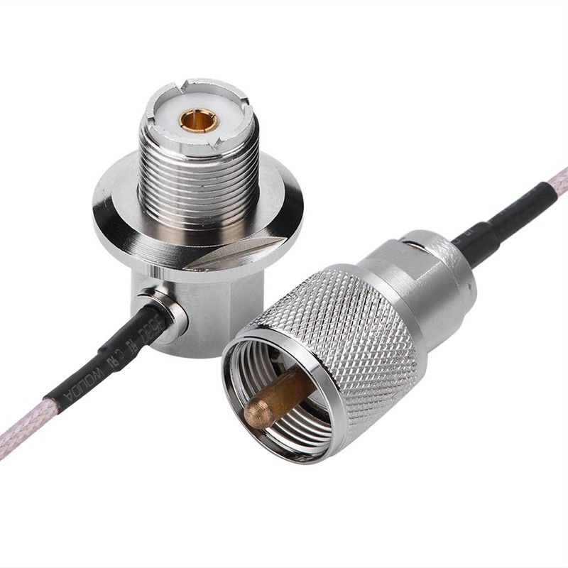 Zerone 5M/16FT Antenna Extension Cable Coaxial Cable UHF PL-259 Male