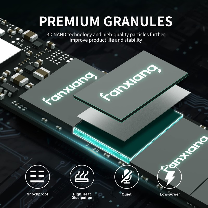 S500 Pro 512GB NVMe SSD M.2 PCIe Gen3x4 2280 Internal