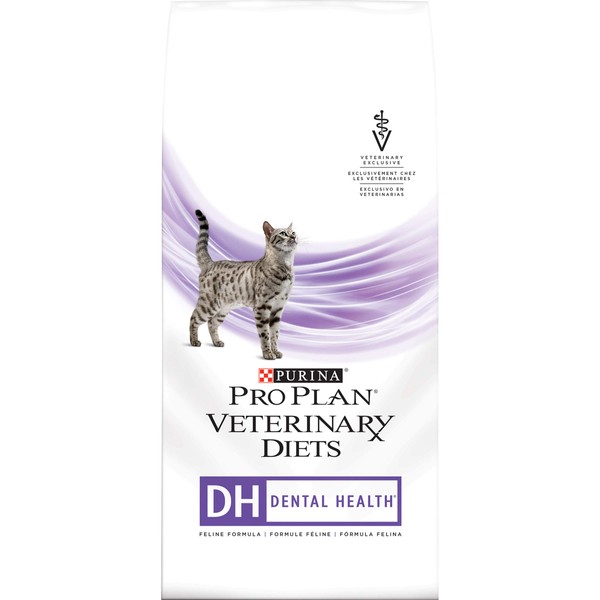 Purina Pro Plan Veterinary Diets DH Dental Health Feline Formula Dry Cat Food - 6 lb. Bag