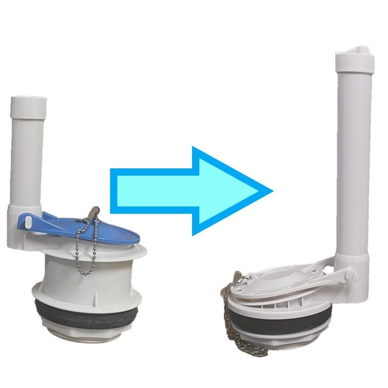 3 Inch Gerber Flush Valve Replacement for Viper Compact Elongated