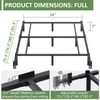 Full Metal Bed Frame, 7 Inch Low Heavy Duty Platform