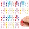 60 Pcs Colorful Metal Double Head Lobster Claw Clasps