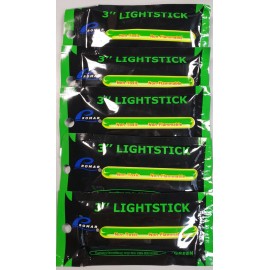 Promar 5-Promar GS-130G Green 3" Outdoor Party Glow / Fishing Light Stick W/ attachment