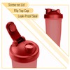 Mr. Pen- Shaker Bottles for Protein Mixes, 28 oz, Red,
