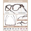 AEZUNI Large Frame Reading Glasses for Women Trendy Square Readers