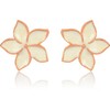 Sterling Silver Flower Minimalist Stud Earring (Jasmine)