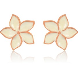Sterling Silver Flower Minimalist Stud Earring (Jasmine)