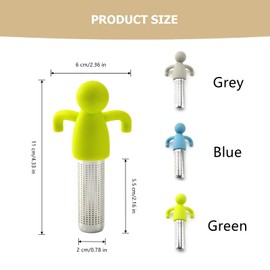 3 PCS Tea Strainer for Loose Tea,Tea Infuser Creative Tea Leaf Infuser Tea Strainers Stainless Steel Cute Tea Leaf Strainers for Tea Lovers