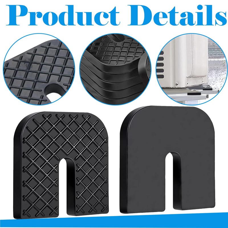 Ptenzor 8PCS Rubber Vibration Isolator Pads – Shock Absorbing Mount