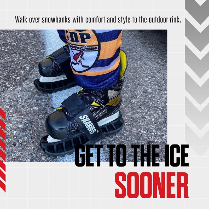 SKAboots Walkable Hockey Skate Guards - Medium - Fits Skates