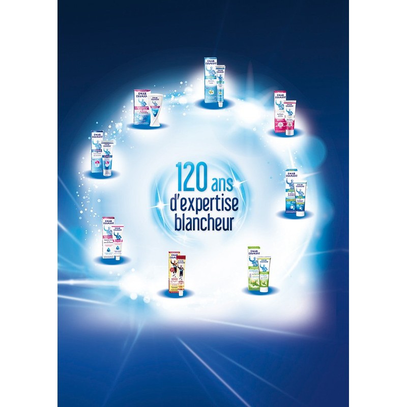 Email Diamant - Double Blancher Toothpaste 75ml - Pack of