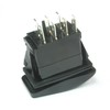 (HO #23) MOMENTARY Rocker Switch; 7 Pins; DPDT, 20A 12vdc,
