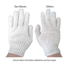 Aquasentials Exfoliating Bath Gloves (4 Pairs) (Green Only)