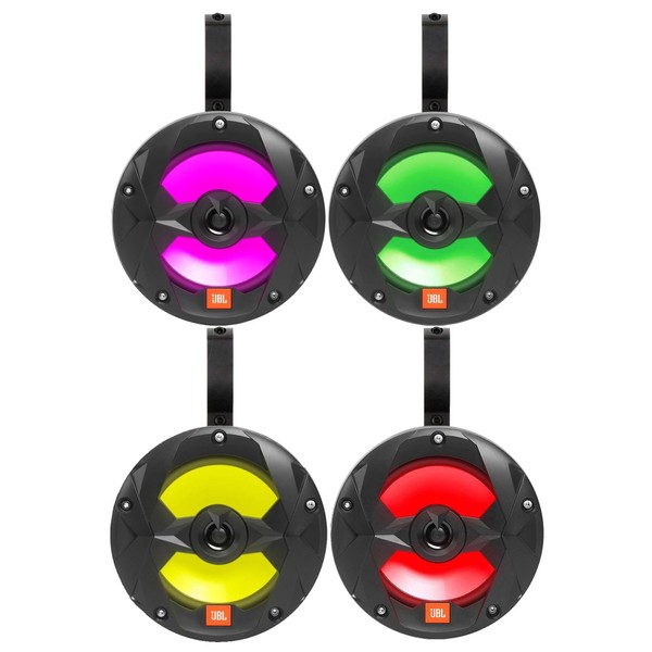 2 Pair (Qty 4) of 6.5" 225 Watt Peak 2-Way