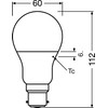 Osram OSRAM Base LED Lamps, Classic Bulb A, 8,5 W,