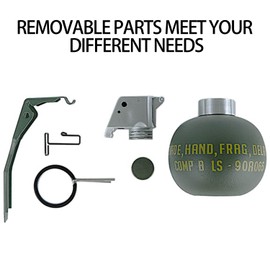 Gunyoo Airsoft Grenade Toy Plastic CS Hand Grenade Model Tactical Gear Accessories for Cosplay Props CS Game Army Fans 14+ (M-67)