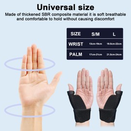 KUKUPOW Daumensattelgelenk Bandage, Daumenschiene Links und Rechts, Daumen Bandagen, Handbandage Handgelenk, Atmungsaktiv und leicht, lindert Schmerzen, Arthritis Sehnenentzündung Verstauchungen