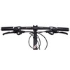 Gusti Gary F. Bicycle Handlebar Grip Leather Black Silver Matt