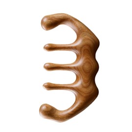 OATIPHO Natural Sandalwood Scalp Care Comb Wide Tooth Hair Comb for Massage Relief