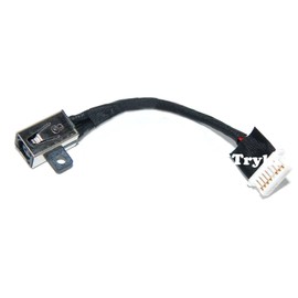 Tryhi DC in Power Jack Cable for Dell Inspiron 7706 2N1 P98F 450.0JX05.0021 GKHVN 0GKHVN I7300-5395SLV-PUS Vostro 5501 08NR4T 450.0KD0D.0041 Laptop Charging Port Plug Socket Connector Harness