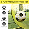 2 in 1 Soccer Rebounder Net & Board, Dual-Sided Rebounder