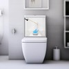 Hibbent Large 3-Inch Toilet Flapper Replacement Compatible with Gerber 99-788,