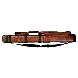 Accuplay Billiards 2X2 Hard Pool Cue Stick Carrying Case Brown