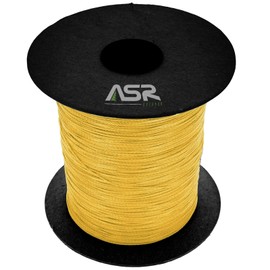 ASR Outdoor Genuine USA Kevlar Utility Cord 200lb Hobby Sport Line, 100ft Yellow