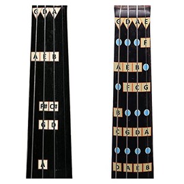 Fantastic Finger Guide for Violins - Music Accessories for String Instruments, Fingerboard and Fretboard Stickers, Learn to Play Violin or Fiddle Notes, Combo: D Major and All Notes Guides 1/4 SIZE