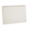 TWONE Spiral Graph Paper Notebook with Transparent Plastic Cover, 60