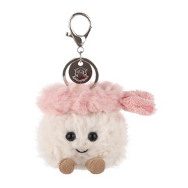 Apricot Lamb Food Shrimp Sushi Cute Keychain Plushies, Soft Stuffed Plush Keychain Toys for Kids’ Backpack, Purse, 2.8 Inches